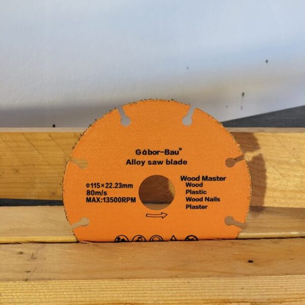 Fa vágókorong 115mm