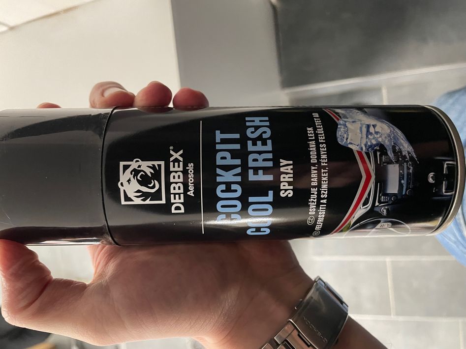 DEBBEX Műszerfalápoló Spray CoolFresh 400ml - Image 2