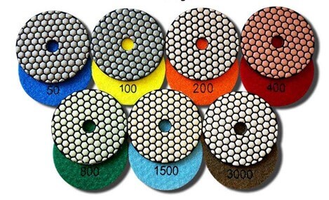 Száraz gyémánt polírtárcsa D100mm P-400