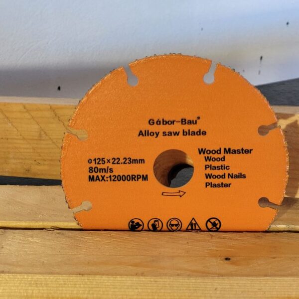 Fa vágókorong 125mm