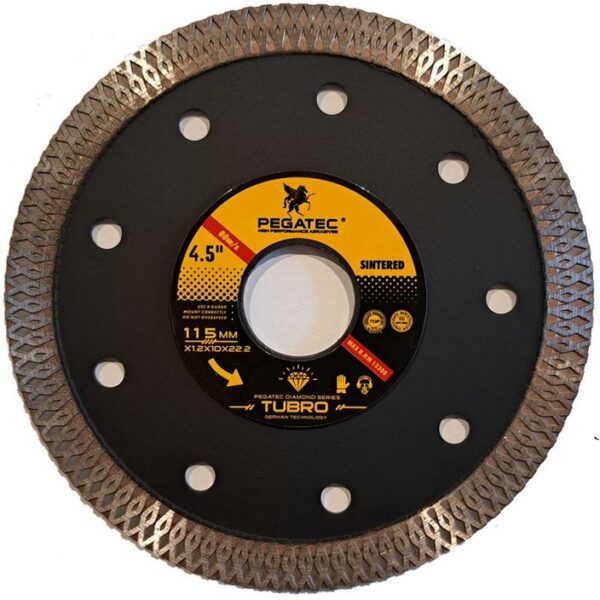 Gyémánt vágókorong csempeéhez 115*1,2 Pega