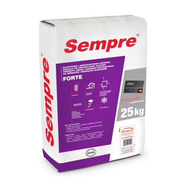 Forte C2TE csemperagasztó 25kg Sempre