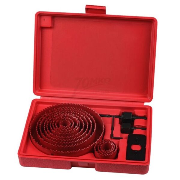 Körkivágó készlet műanyag,fa,gipszkarton 16 részes