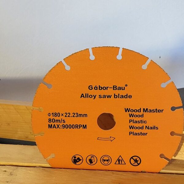 Fa vágókorong 180mm