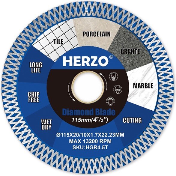 Herzo Gyémánttárcsa DiamondBlade kék 115mm