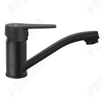 Ritto Black Fekete forgatható mosdócsaptelep Ferro