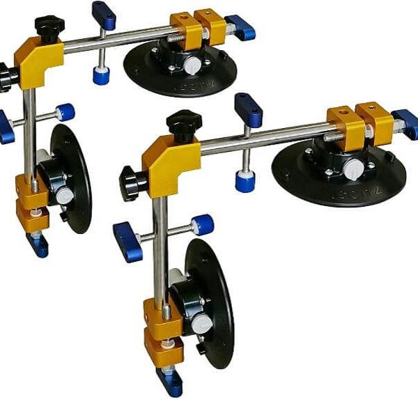 Vákuumos szintező és emelő sarokhoz sárga