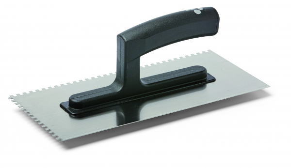 Stan Karo PVC C5 13*27cm/10*10mm fogazott glettelő rozsdamentes