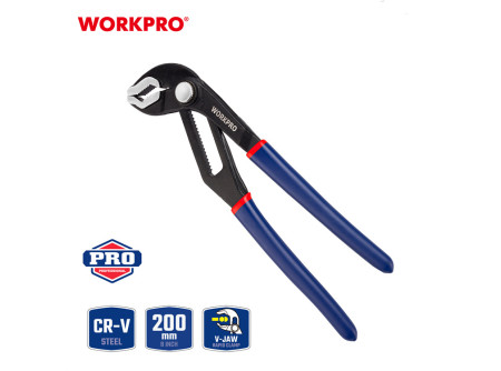 WorkPro Vízpumpafogó (gyors beállítású) 200mm