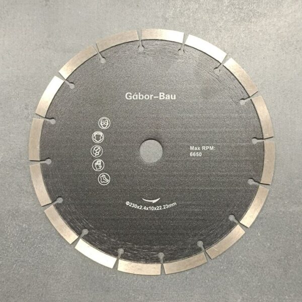 Gyémánt vágókorong 230mm fekete GB