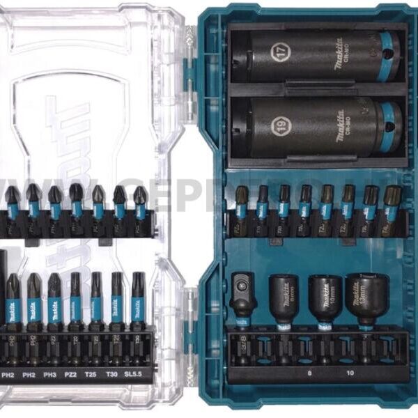 Makita 30 darabos bitkészlet Impact Black