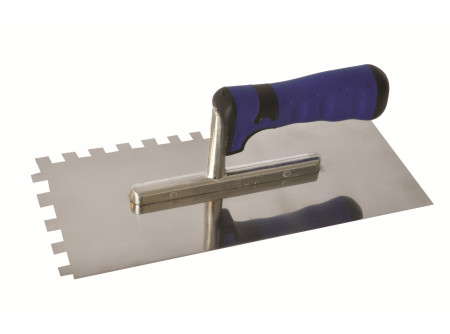Rozsdamentes Glettelő Kék Soft 280*130mm 6*6 (inox)