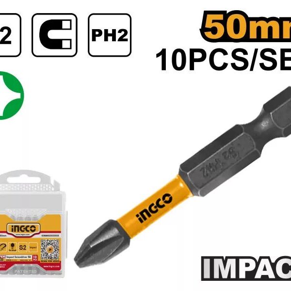 INGCO Impact bithegy PH2x50mm 10db